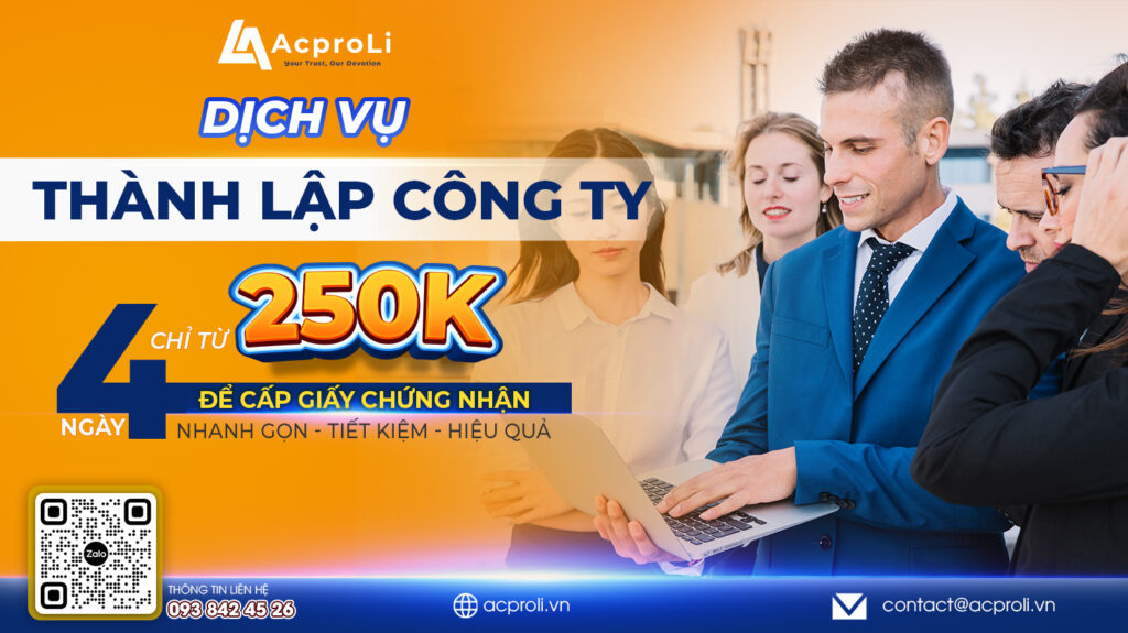 thành lập công ty