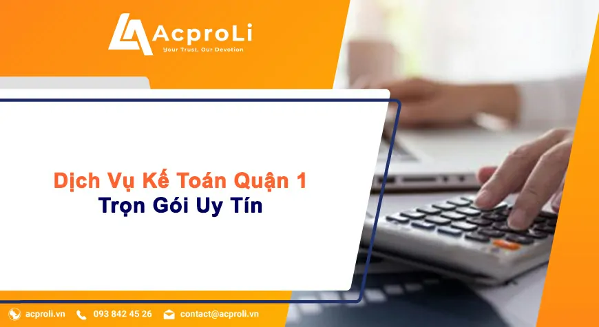 Dịch Vụ Kế Toán Quận Bình Thạnh Uy Tín - Chất Lượng