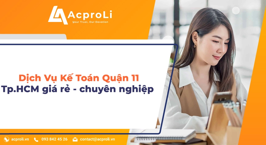 Dịch vụ kế toán quận 11