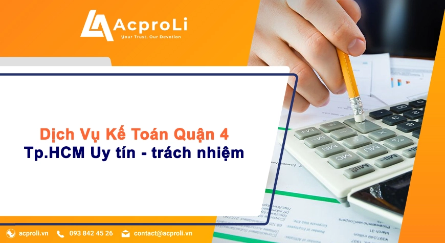Dịch vụ kế toán tại Quận 4