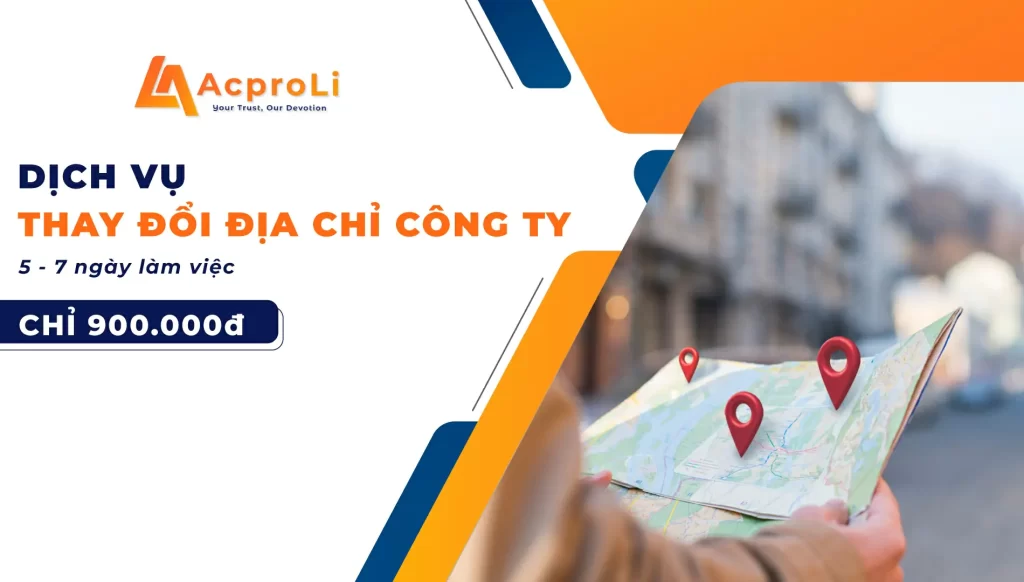dịch vụ thay đổi địa chỉ trụ sở kinh doanh