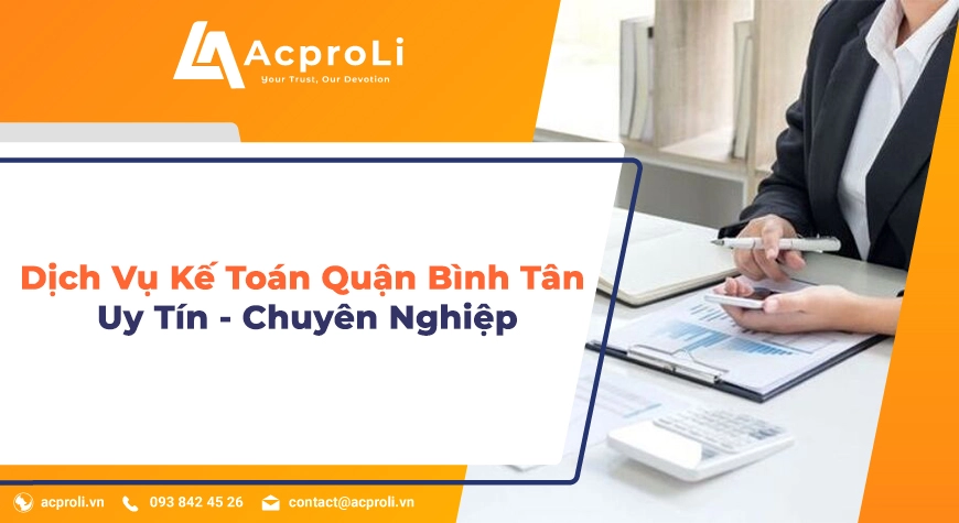 Dịch vụ kế toán bình tân