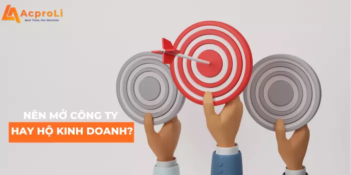 Điểm khác nhau giữa công ty và hộ kinh doanh