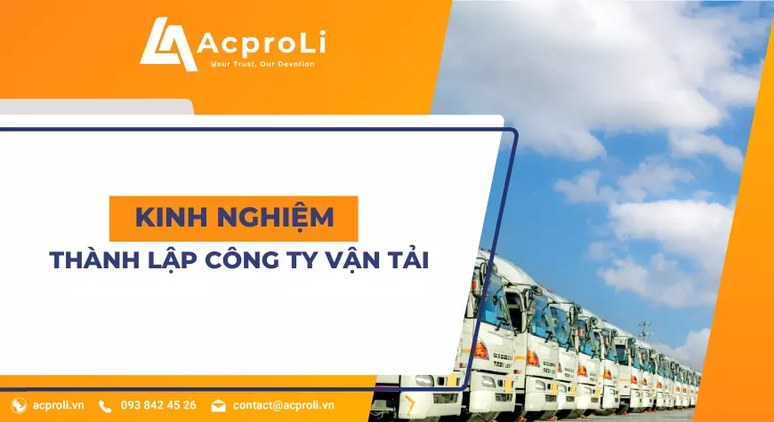 Kinh Nghiệm Mở Công Ty Vận Tải Thành Công