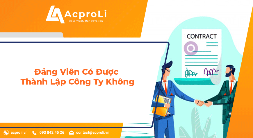 Đảng Viên Có Được Thành Lập Công Ty Không