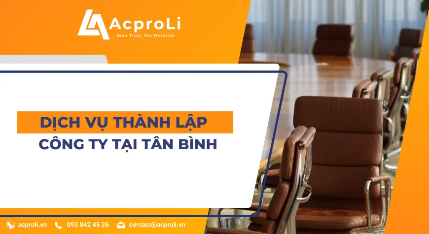 Dịch Vụ Thành Lập Công Ty Tại Tân Bình TPHCM - Trọn Gói Chỉ 500k