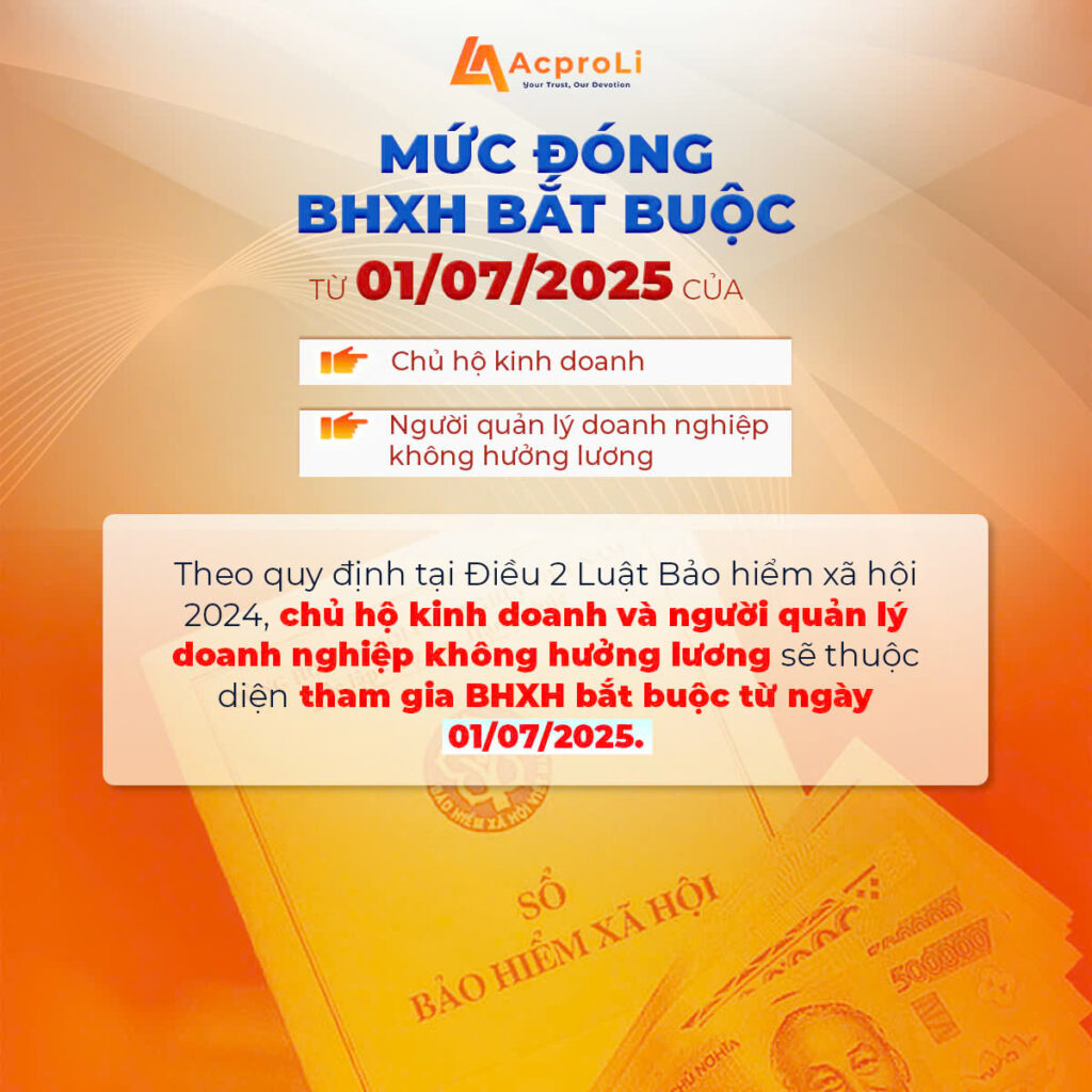 BHXH Bắt Buộc Cho Hộ Kinh Doanh Từ 01/07/2025: Những Điều Bạn Cần Biết